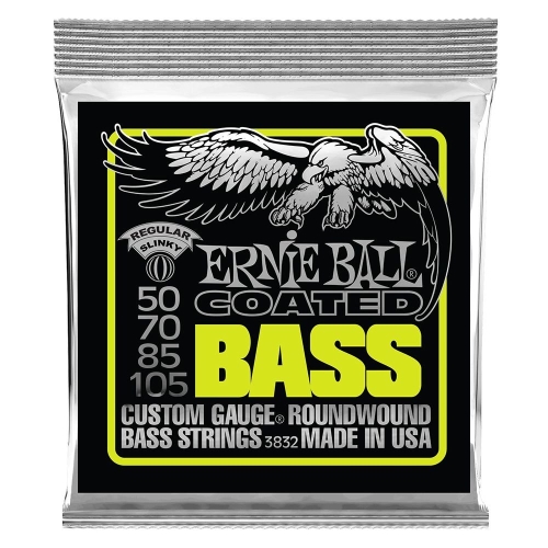 Ernie Ball 3832 Regular Slinky Gecoate Bassnaren (50-105)