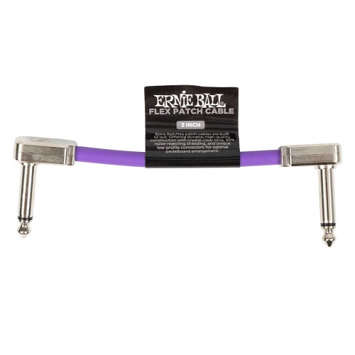 Ernie Ball 6446 Flex Patch Cable Patchkabel Paars 7.5cm