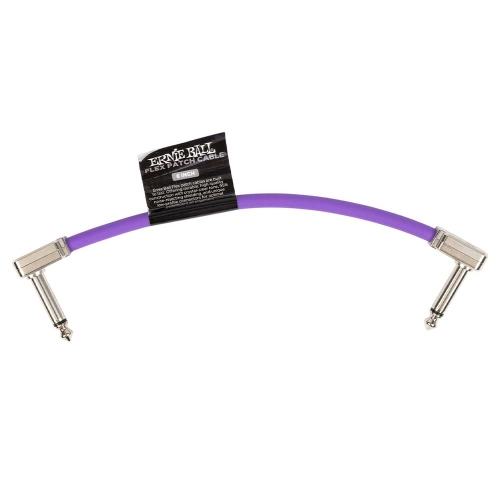 Ernie Ball 6447 Flex Patch Cable Patchkabel Paars 15cm