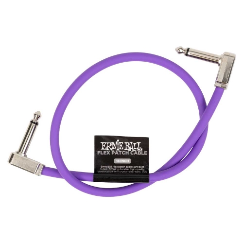 Ernie Ball 6449 Flex Patch Cable Patchkabel Paars 46cm