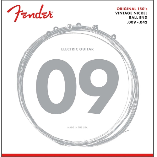Fender 150L Vintage Nickel Snaren voor Elektrische Gitaar (9-42)