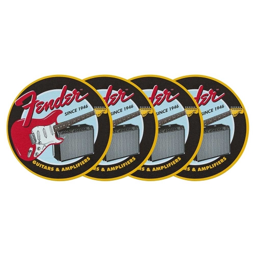 Fender 1946 Guitars & Amps Coaster Set Onderzetters (4 Stuks) 9106110000