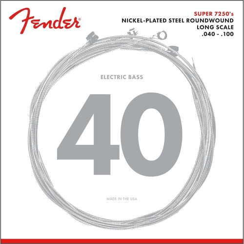 Fender 7250L Bassnaren Nickel-Plated Steel (40-100) Light