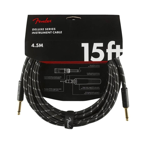 Fender Gitaarkabel Professional Series 4.5 Meter - Recht/Haakse Plug