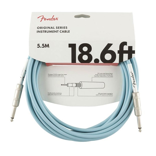 Fender Original Series Gitaarkabel 5.5 Meter Daphne Blue 0990520003