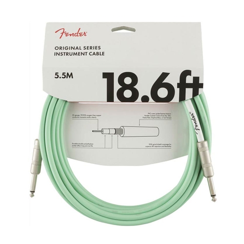 Fender Original Series Gitaarkabel 5.5 Meter Surf Green 0990520058