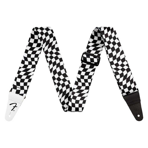 Fender Wavy Checkerboard Geweven Gitaarband 0990637288