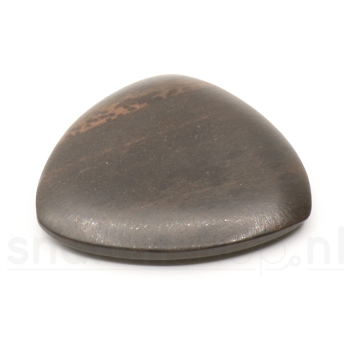 GaiaPicks GP004EW Ebony Wood Triangle Plectrum - Plain