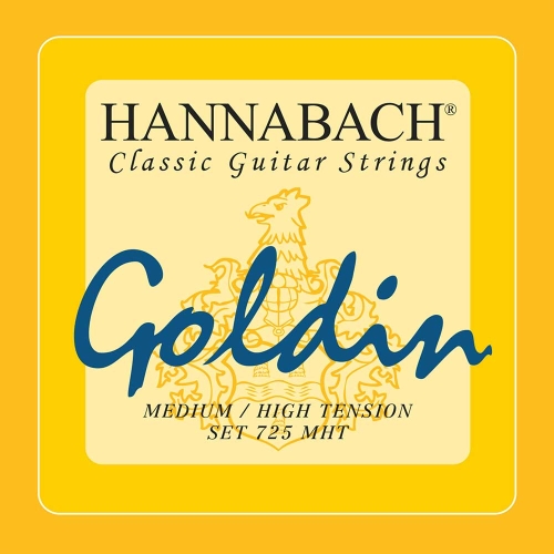 Hannabach 725MHT Goldin Klassieke Gitaarsnaren - Medium/Hoge Spanning