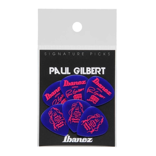 Ibanez B1000PGJB Paul Gilbert Signature Jazz 1.0mm Plectrum 6-Pack - Blauw