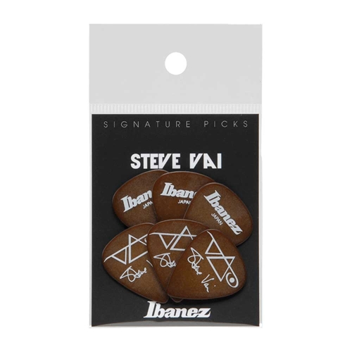 Ibanez B1000SVBR Steve Vai Signature 1.0mm Plectrum 6-Pack - Bruin