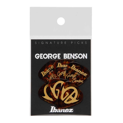 Ibanez B1100GB George Benson Signature 0.75mm Plectrum 6-Pack - Shell