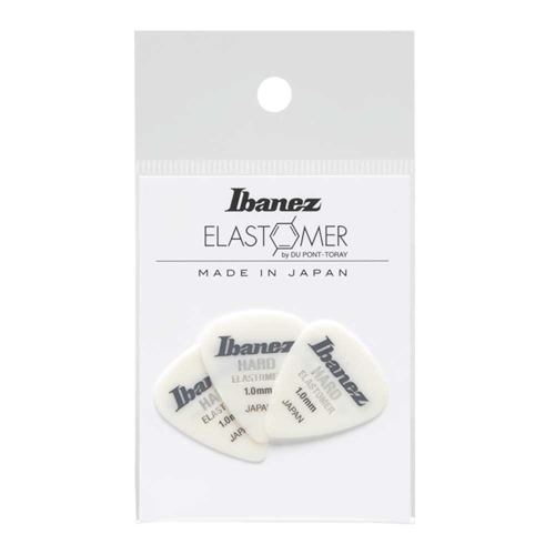 Ibanez BEL14HD10 Elastomeer (Hard) Standaard 1.0mm Plectrum 3-Pack