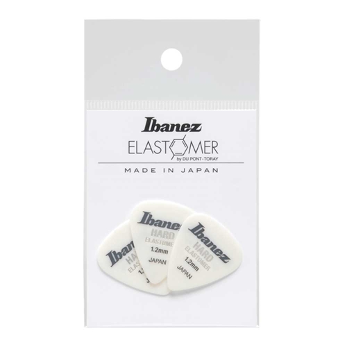 Ibanez BEL14HD12 Elastomeer (Hard) Standaard 1.2mm Plectrum 3-Pack