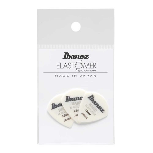 Ibanez BEL18HD12 Elastomeer (Hard) Small Teardrop 1.2mm Plectrum 3-Pack