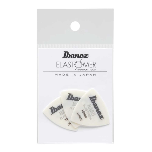 Ibanez BEL8HD10 Elastomeer (Hard) Triangle 1.0mm Plectrum 3-Pack