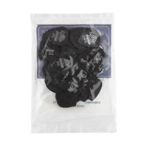 dunlop tortex pitch black 0.50mm plectrum 