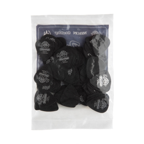 dunlop tortex pitch black 1.14mm plectrum
