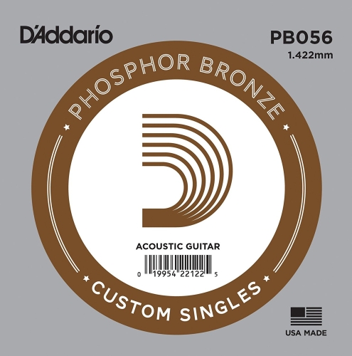 D'Addario PB056 Phosphor Bronze .056 Losse Snaar