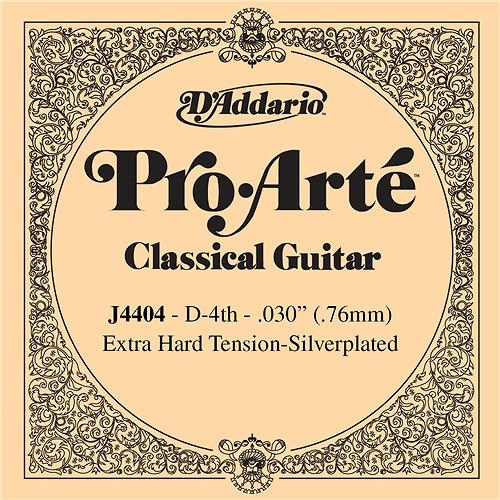 D'Addario J4404 Losse Klassieke Silverwound Snaar - D4