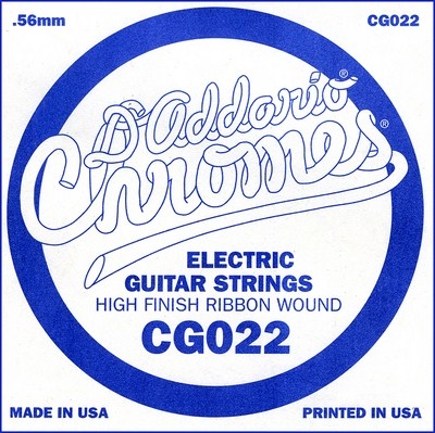 d'addario chromes losse flatwound snaar .022