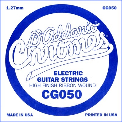 d'addario chromes losse flatwound snaar .050