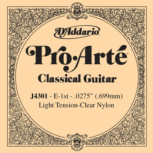 D'Addario J4301 Clear Nylon Losse Klassieke Snaar E1