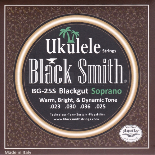 BlackSmith BG25S Blackgut Sopraan Ukulele Snaren (23-25)