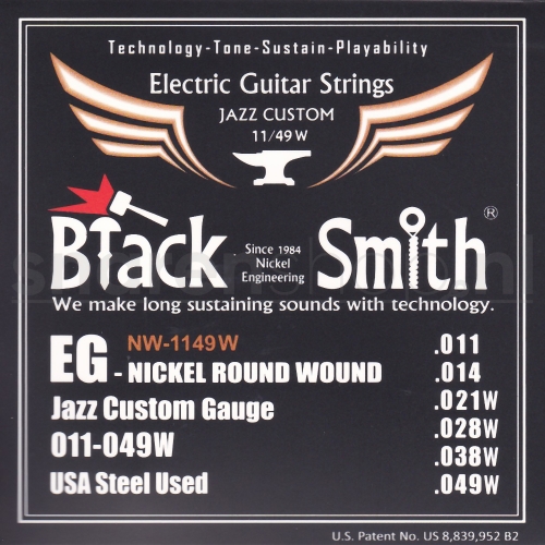 BlackSmith NW-1149W Elektrische Jazz Gitaarsnaren (11-49)