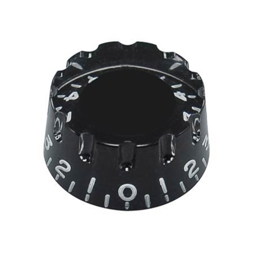 Boston KB-112 Speed Knop (Hatbox) met Inhammen Transparant Zwart
