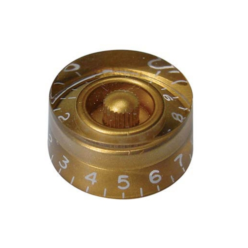 Boston KG-114 Speed Knop (Hatbox) Transparant Goud