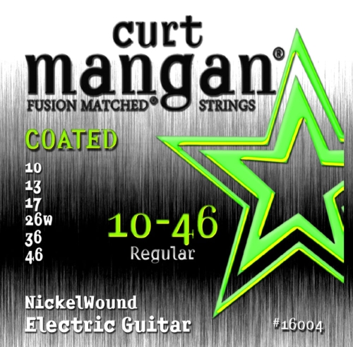 curt mangan 16004 coated snaren elektrische gitaar