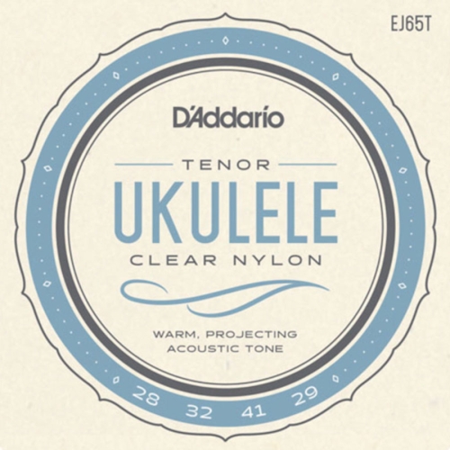 D'Addario EJ65T Clear Nylon Tenor Ukulele Snaren (28.5-41)