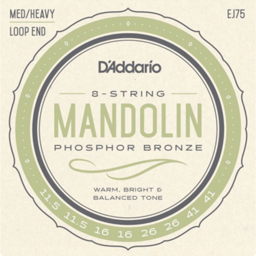 D'Addario EJ75 Mandolinesnaren (11.5-41)