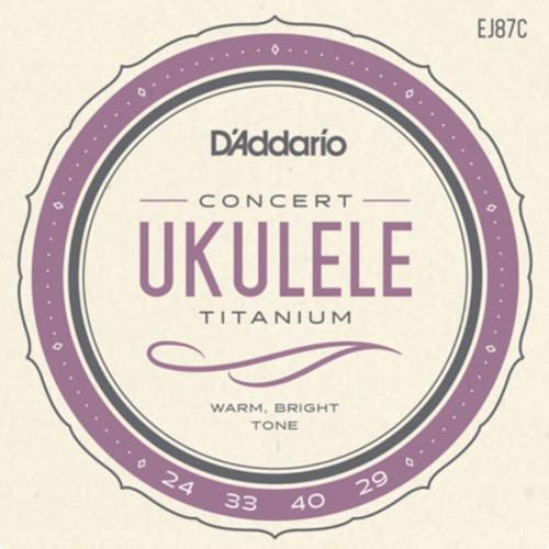 D'Addario EJ87C Titanium Concert Ukulele Snaren (25-40)