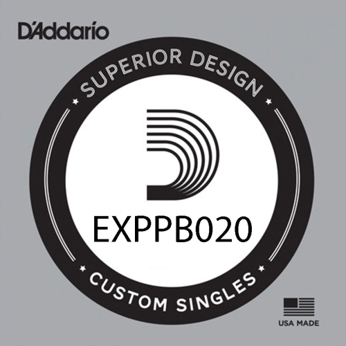 D'Addario EXPPB020 Coated Phosphor Bronze Acoustic Losse Snaar .020