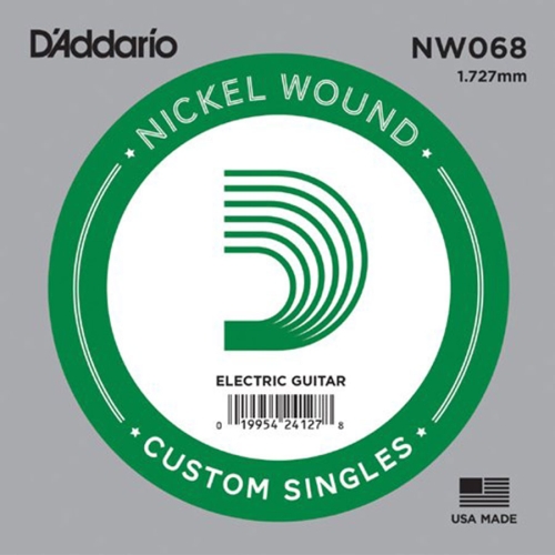 D'Addario NW068 Nickel Wound .068 Losse snaar Elektrisch/Western