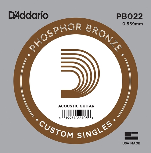 D'Addario PB022 Phosphor Bronze .022 Losse Snaar kopen?