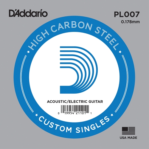 D'Addario PL007 Losse Snaar .007 Elektrisch / Western