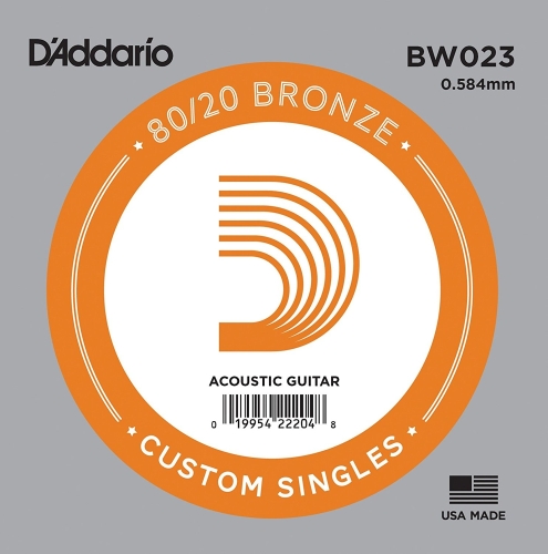 D'Addario BW023 Bronze .023 Losse Snaar