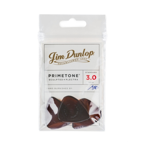 Dunlop 510P300 Primetone Standaard Grip Plectrum 3.0mm 3-Pack