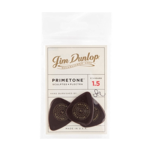 Dunlop 511P150 Primetone Standaard Glad Plectrum 1.5mm 3-Pack