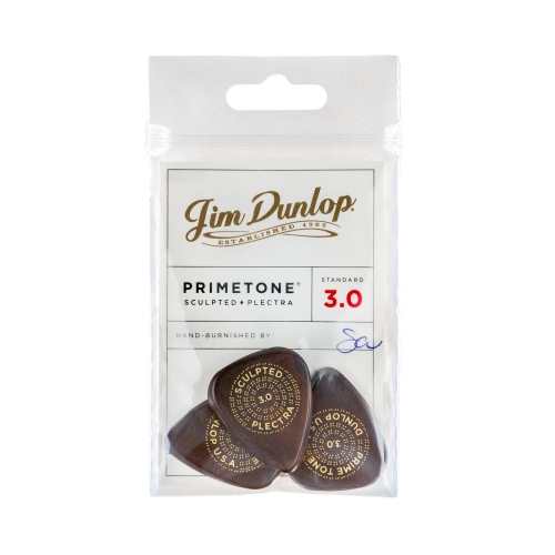 Dunlop 511P300 Primetone Standaard Glad Plectrum 3.0mm 3-Pack