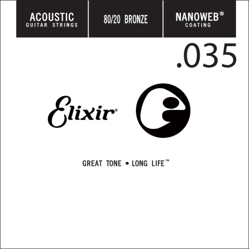 Elixir 15135 Nanoweb Bronze Acoustic .035 Losse Snaar