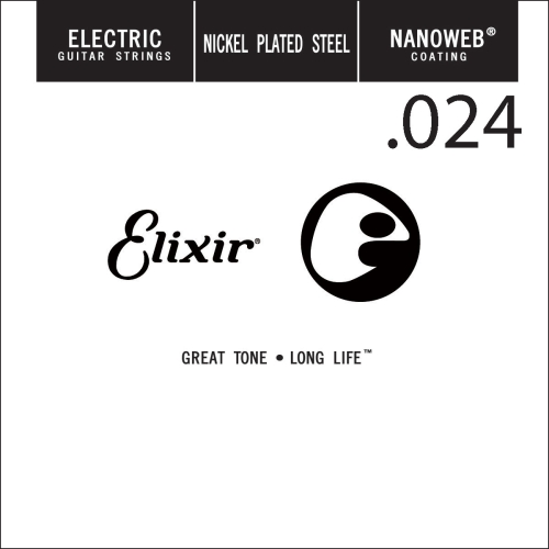 Elixir 15224 Nanoweb Electric .024 Losse Snaar voor elektrische gitaar