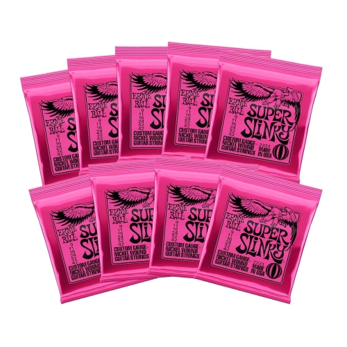 Ernie Ball 2223 9-Pack Super Slinky Snaren voor Elektrische Gitaar (9-42)