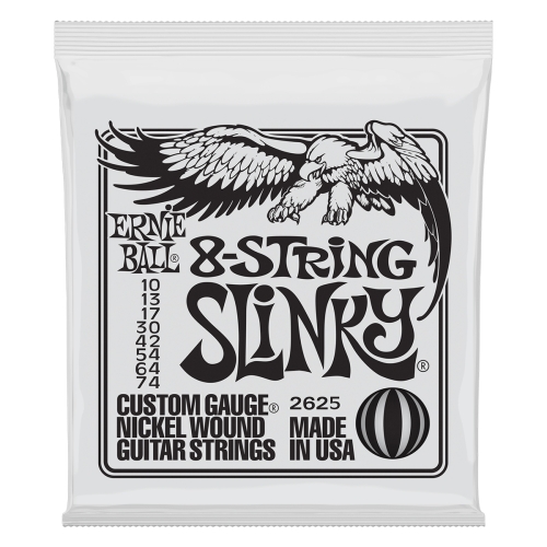 Ernie Ball 2625 Super Slinky Elektrische Gitaarsnaren 8-Snarig (10-74)