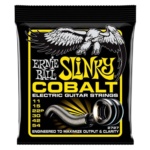 Ernie Ball 2727 Beefy Slinky Cobalt Snaren voor Elektrische Gitaar (11-54) 