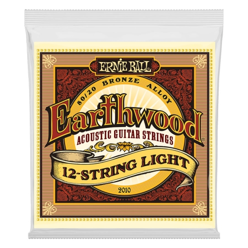 Ernie Ball Earthwood 2010 Snaren voor 12-Snarige Akoestische Gitaar (11-52)