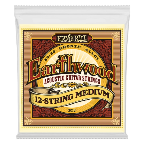 Ernie Ball Earthwood 2012 Snaren voor 12-Snarige Akoestische Gitaar (11-52